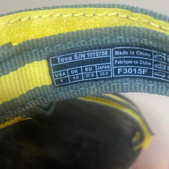 Teva x Opening Ceremony Multicolor Black/Yellow Women Platform Sandal- SZ 6 - Picture 10 of 10